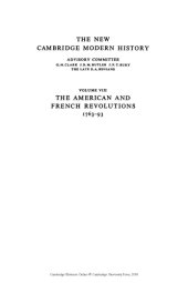 book The New Cambridge Modern History: Volume 8, The American and French Revolutions, 1763-93 (The New Cambridge Modern History)