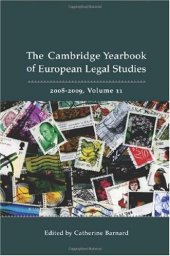 book Cambridge Yearbook of European Legal Studies. Volume 11, 2008-2009