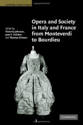 book Opera and Society in Italy and France from Monteverdi to Bourdieu