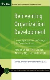 book Reinventing Organization Development