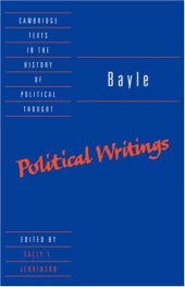 book Bayle: Political Writings