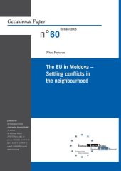 book The EU in Moldova - Settling Conflicts in the Neighbourhood