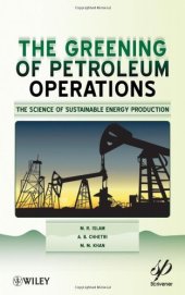 book Greening of Petroleum Operations: The Science of Sustainable Energy Production (Wiley-Scrivener)