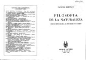 book Filosofia de la naturaleza. Ensayo critico acerca de sus limites y su objeto