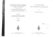 book La geometrie des groupes classiques