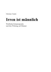 book Irren ist mannlich