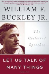 book Let Us Talk of Many Things: The Collected Speeches