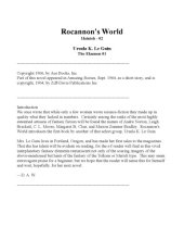 book Rocannon's World