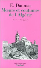 book Moeurs et coutumes de l'Algerie