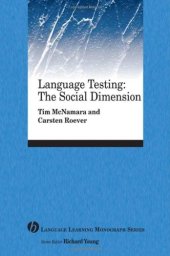 book Language Testing: The Social Dimension