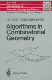 book Algorithms in Combinatorial Geometry