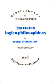 book Tractatus logico-philosophicus