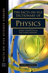 book The Facts On File Dictionary Of Physics (Science Dictionary)