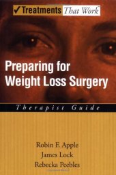 book Preparing for Weight Loss Surgery: Therapist Guide (Treatments That Work)