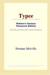 book Typee (Webster's German Thesaurus Edition)