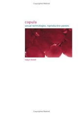 book Copula: Sexual Technologies, Reproductive Powers