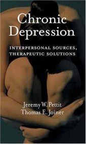 book Chronic Depression: Interpersonal Sources, Therapeutic Solutions