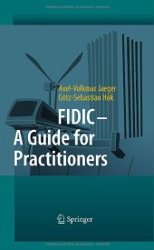 book FIDIC - A Guide for Practitioners