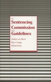 book The Sentencing Commission And Its Guidelines