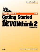 book Take Control of Getting Started with DEVONthink 2