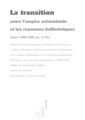 book La Transeuphratene en transition (c. 350-300)