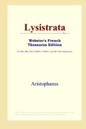 book Lysistrata (Webster's French Thesaurus Edition)