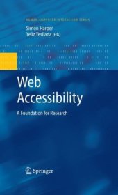 book Web Accessibility: A Foundation for Research