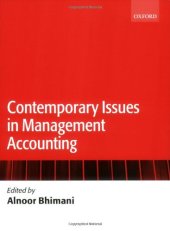 book Contemporary Issues in Management Accounting