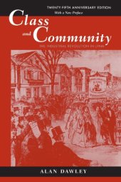 book Class and Community:  The Industrial Revolution in Lynn