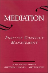 book Mediation: Positive Conflict Management