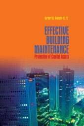 book Effective Building Maintenance: Protection of Capital Assets