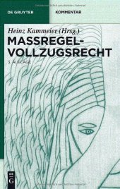 book Massregelvollzugsrecht Kommentar, 3. Auflage