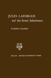 book Jules Laforgue and the Ironic Inheritance