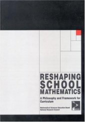 book Reshaping School Mathematics: A Philosophy and Framework for Curriculum (Perspectives on School Mathematics)