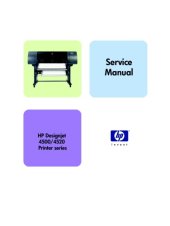 book HP Designjet 4500, 4520 Printer series (service manual)