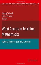 book What Counts in Teaching Mathematics: Adding Value to Self and Content