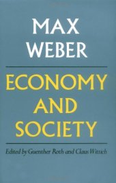 book Economy and Society: An Outline of Interpretive Sociology