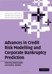 book Advances in Credit Risk Modelling and Corporate Bankruptcy Prediction (Quantitative Methods for Applied Economics and Business Research)