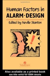 book Human Factors in Alarm Design