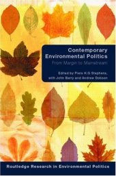 book Contemporary Environmental Politics: From Margins to Mainstream (Routledge Research in Environmental Politics)