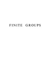 book Finite Groups (AMS Chelsea Publishing)