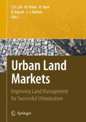 book Urban Land Markets: Improving Land Management for Successful Urbanization