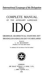 book Complete Manual of Auxiliary Language IDO