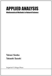 book Applied Analysis: Mathematical Methods in Natural Science