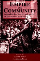 book Empire And Community: Edmund Burke's Writings And Speeches On International Relations