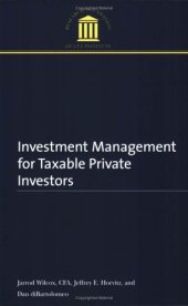 book Investment Management for Taxable Private Investors