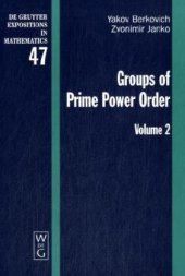 book Groups of Prime Power Order Volume 2 (De Gruyter Expositions in Mathematics)