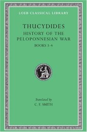 book Thucydides: History of the Peloponnesian War (Books 3-4)