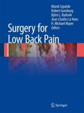 book Surgery for Low Back Pain