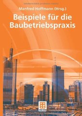 book Beispiele fur die Baubetriebspraxis  GERMAN